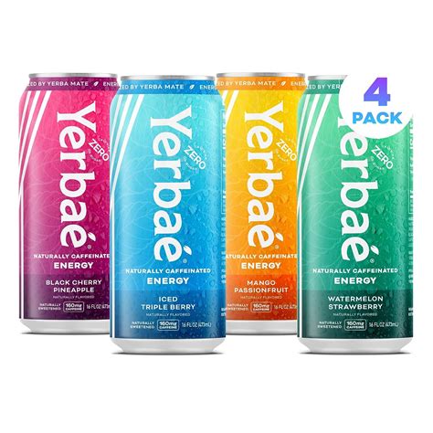 Amazon.com: Yerbae Energy Beverage - Variety Starter Pack, 0 Sugar, 0 ...
