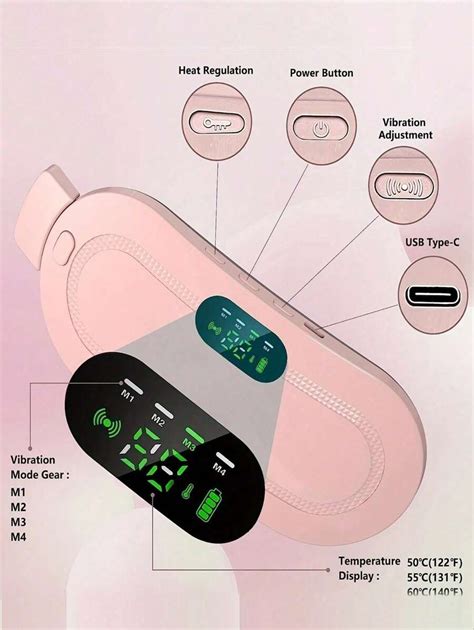 Almohadilla térmica USB para menstruación, almohadilla térmica ...