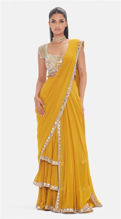 The Sunlit Sovereign Saree – Basanti Kapde aur Koffee