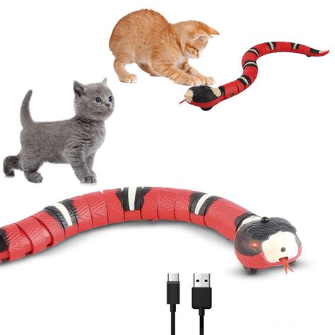 Buy Cat Snake Toy, Automatic Avoidance of Obstacles to Keep Cats Busy ...