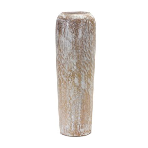 Wood Floor Vase 18.25"H - Overstock - 38291812