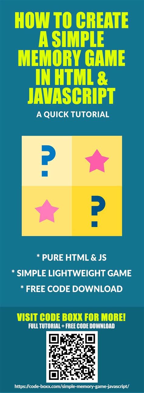 Image result for JavaScript Mamory Game Tutorial