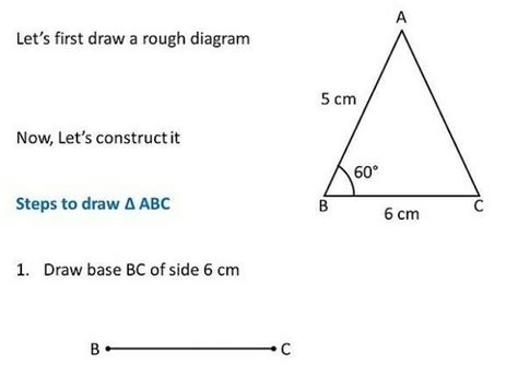 Draw a triangle ABC with ZA = 27, 2B = 70°, AB = 5cm. - Brainly.in