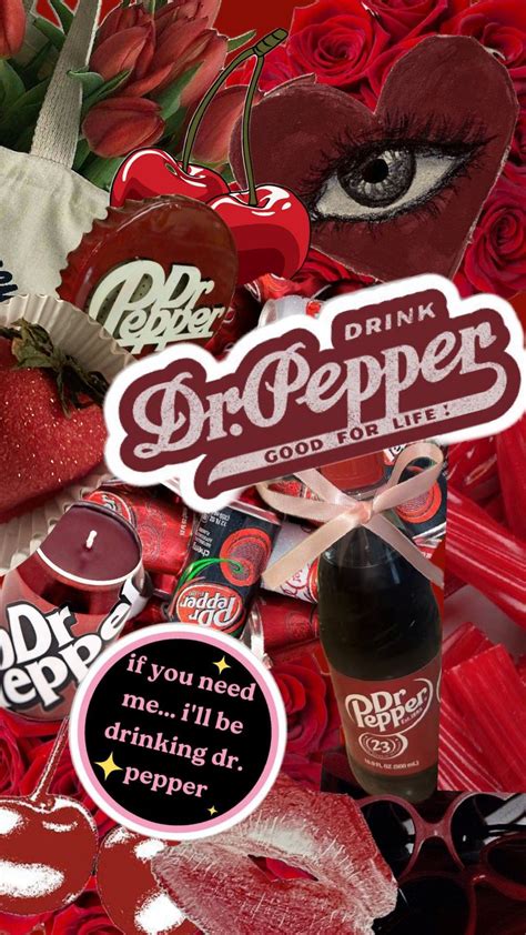 ♥ Aesthetic red dr pepper lockscreen ♥ | Dr pepper, Stuffed peppers ...