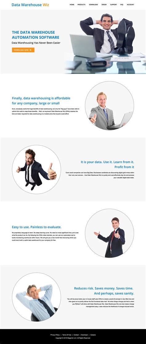Data Warehouse Wiz Mockup | Freelancer