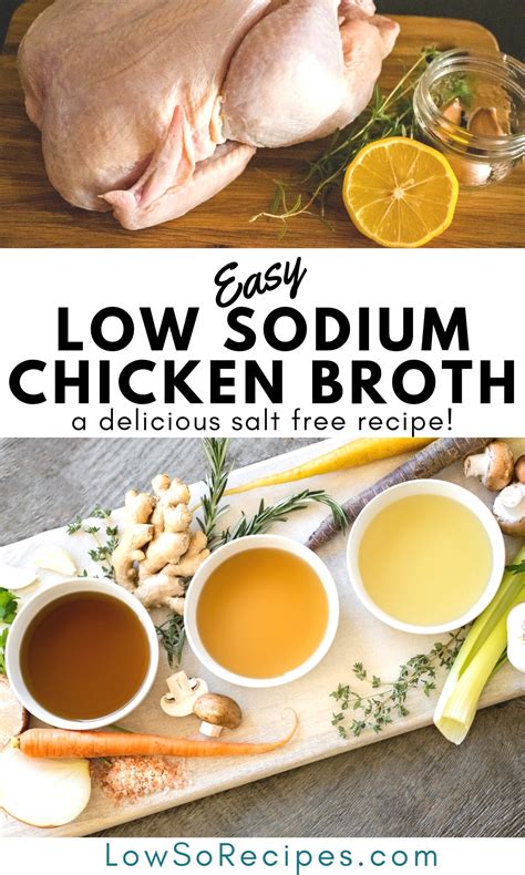 Low Sodium Chicken Broth Recipe (No Salt Added)