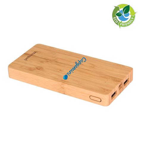 Aspen 10000mAh Bamboo Power Bank - Tech Accessories - Corporate Gift ...