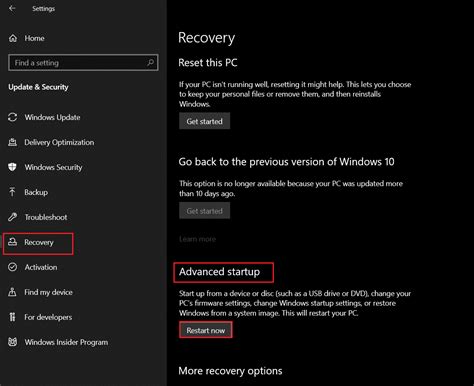 Image result for Windows Recovery Menu