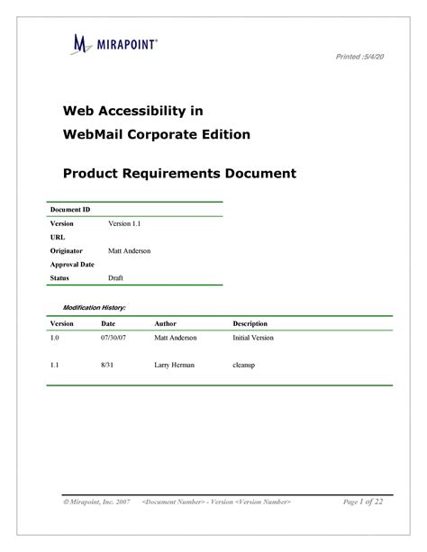 40+ Simple Business Requirements Document Templates ᐅ TemplateLab