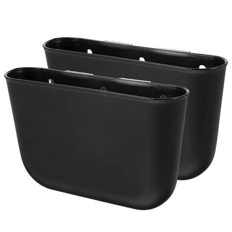 HOKARUA 2pcs Car Trash Can Vehicle Trash Container Automotive Trash Can Hanging Garbage Bin ...