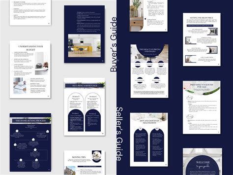Real Estate Buyer and Seller Guide, Realtor Buyer Packet & Seller Packet, Home Buyer Guide ...