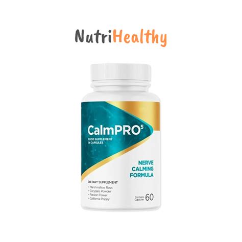 Jual Calm Pro 5 Nerve Calming Formula Herbal Marshmallow Root, Corydalis, Passion Flower 60 ...
