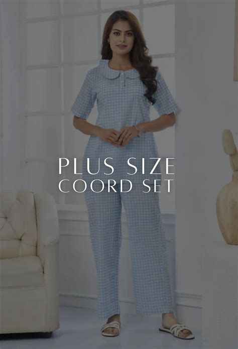Buy Plus Size Co Ord Sets for Women At Kaftanize