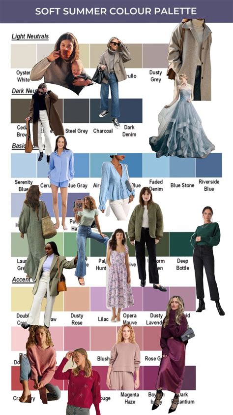 #coloranalysis #softsummer in 2025 | Soft summer palette, Soft summer color palette, Soft summer ...