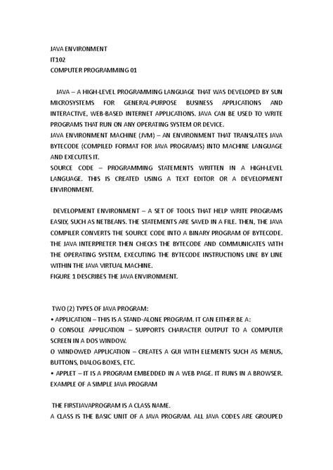 Image result for Java Programming Environment