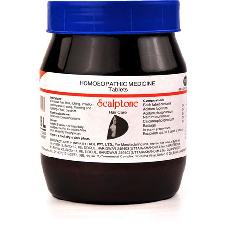 BUY SBL Scalptone Tabs 450g DISCOUNT 55% OFF CoD | Homeonherbs