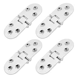 Piutouyar Silver Butler Tray Hinge - Heavy Duty Folding Flip Top 180 ...