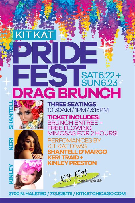Pride Fest 2024 Drag Brunch • Kit Kat | Drag Show Chicago