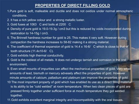 Direct filling gold | PPTX