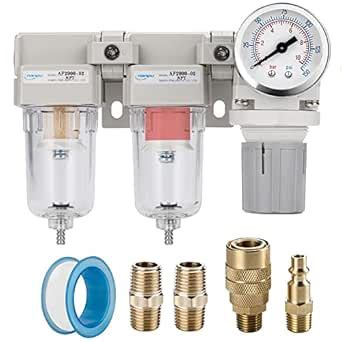 NANPU 1/4" NPT Air Drying System - 5 Micron Particulate Filter, 0.01 ...