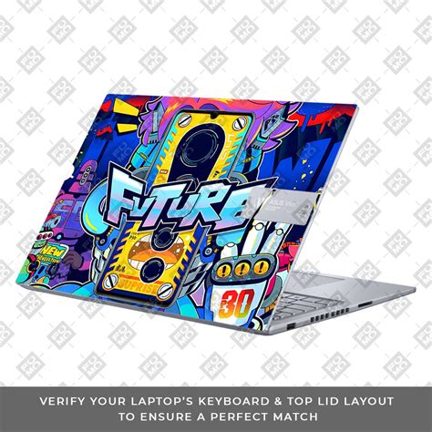 Futuristic Cyberpunk Vision Asus VivoBook 16X K3605 Laptop Skin
