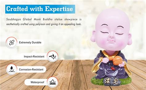 Saubhagya Global Fengshui Polyresin Set of 1 Royal Blue Daiken Little ...