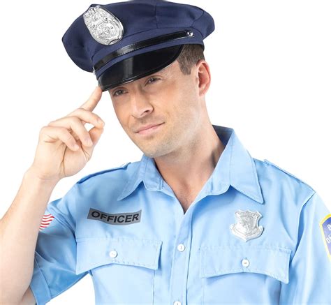 forum novelties 52735 policeman cloth hat, blue : Amazon.in: Clothing ...