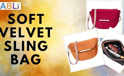 Buy Babli velvet satchel slign strap bag for women girls at Amazon.in
