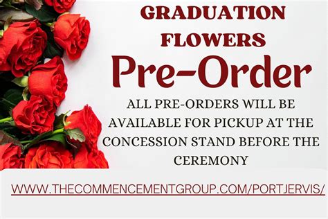 PJHS: Flower and Gift Pre-Orders for Graduation | Port Jervis High School