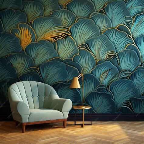 Premium Photo | Texture Wallpaper design Interior pattern design ...