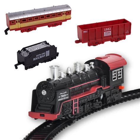 Buy L.O.T Trains “Ellie” - Battery Operated Toy Train Set with Railway ...