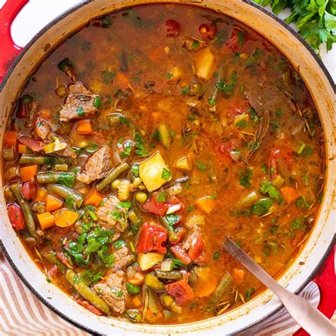 Vegetable Beef Soup Recipe Best Ever Easy Vegetable Beef Soup