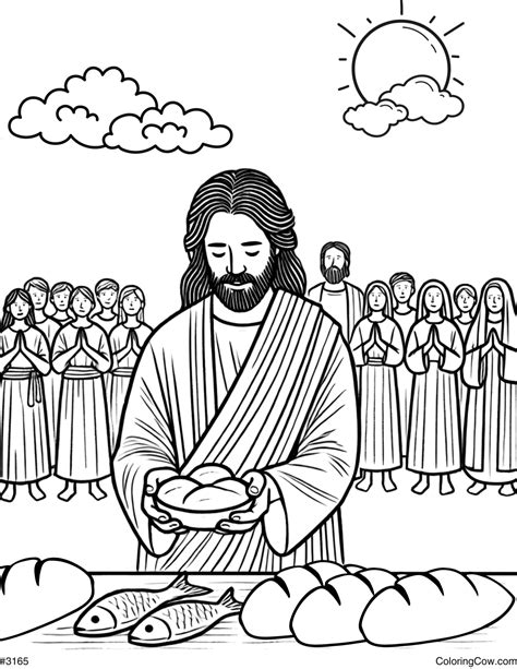 Jesus on the Cross Coloring Page