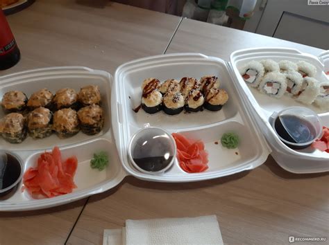 Happy Sushi, Пенза - «Сет 1.3 кг за 799 руб. Крупные роллы, в которых ...