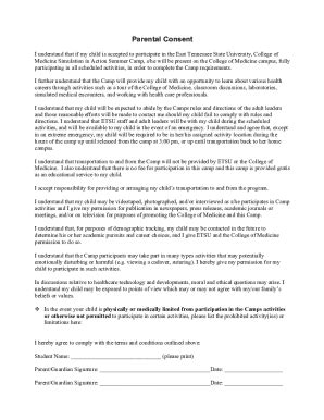 Fillable Online Informed Consent with Children and ...