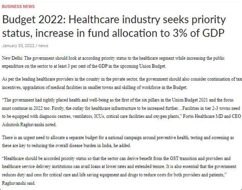 The Pre Union-Budget quote by Mr Vishal Bali, Executive Chairman, Asia ...