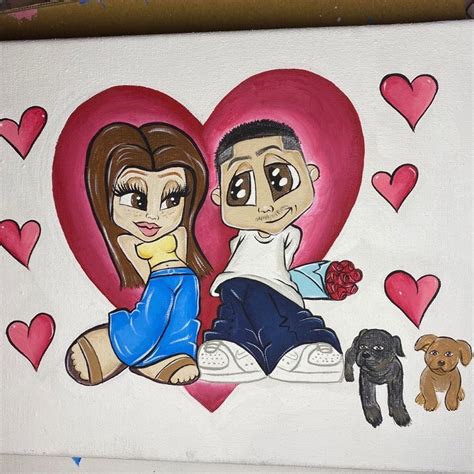 Chicano Love Drawings