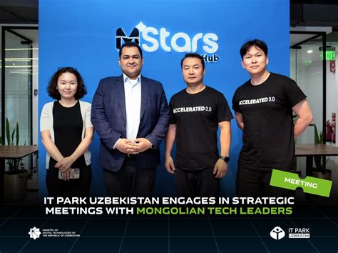 ITPARK - IT Park Uzbekistan Engages in Strategic Meetings with ...