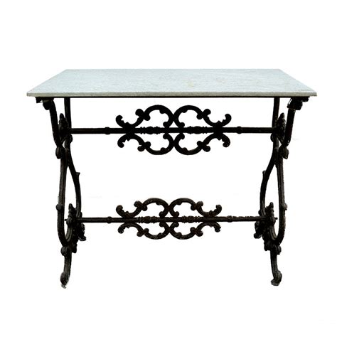 Buy Tables |Cast iron table with marble top |Shop at Beruru