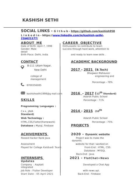 Kashish Sethi res - edwevwvwrvwv - KASHISH SETHI SOCIAL LINKS - G I t h ...