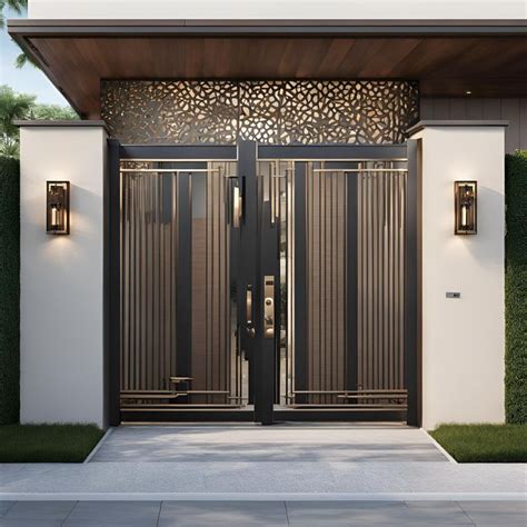 Image result for Modern Entry Gate Designs