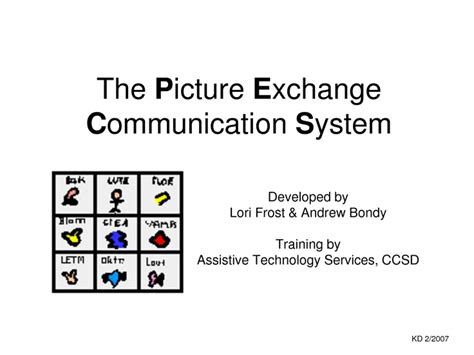 The Picture Exchange Communication System (PowerPoint) | Picture ...