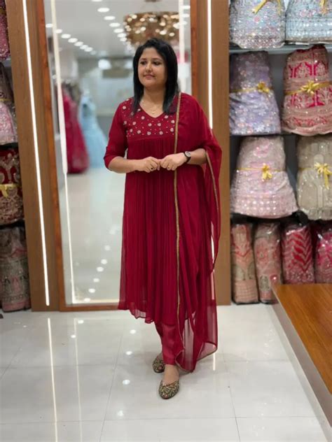 PARTYWEAR ALINE TOP WITH DUPPATTA