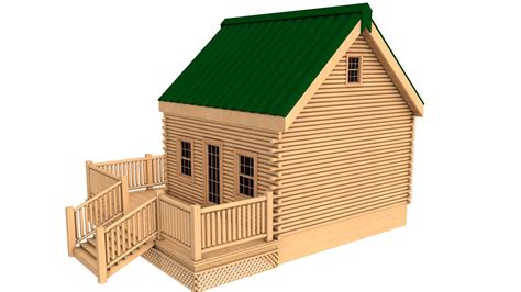 Log Cabin Scale Model 的图像结果