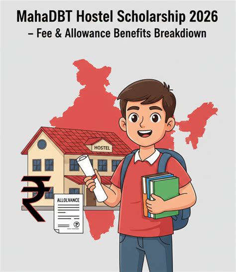 MahaDBT Hostel Scholarship 2026 – Fee & Allowance Benefits Breakdown