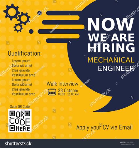 1,689 Job Vacancy Engineer Images, Stock Photos & Vectors | Shutterstock