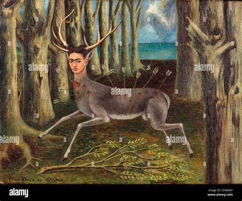 Frida Kahlo/ The Wounded Deer or The Little Deer), 1946. Oil on ...