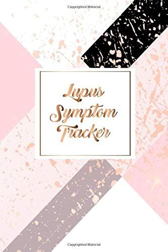 Buy Lupus Symptom Tracker: Pink Marble Rose Gold Daily Pain Assessment ...