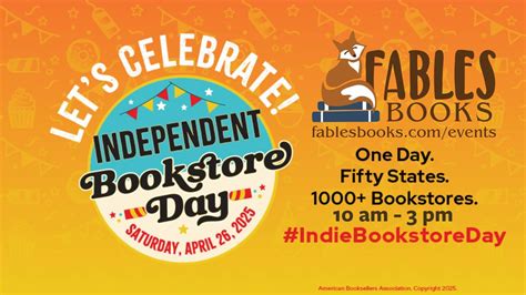 2025 Independent Bookstore Day , 215 S Main Street, Goshen, IN, United ...
