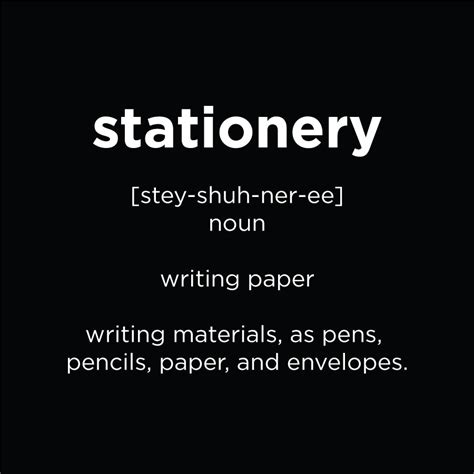 The Fascinating Origins of the Word "Stationery": Tracing its Etymolog ...
